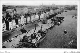 ABSP4-44-0305 - NANTES - Le Quai De La Fosse Et La Loire En Amont Du Pont A Transbordeur  - Nantes