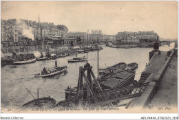 ABSP4-44-0291 - NANTES - Le Quai De La Fosse -Vue Prise De L'Ile Gloriette  - Nantes