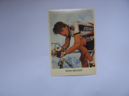 Cyclisme  -  Autographe - Carte Signée René Beuker - Cyclisme