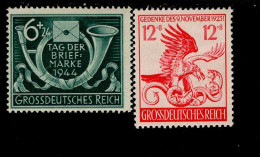 Deutsches Reich 904 + 906  Tag Der Briefmarke Feldherrnhalle MNH Postfrisch ** Neuf - Neufs