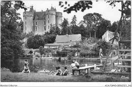 ACAP2-49-0175 - MONTREUIL-BELLAY - Le Chateau Et Le Club Nautique Sur Le Thouet  - Montreuil Bellay