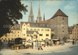 72223472 Regensburg Alter Kornmarkt Herzoghof Roemerturm Regensburg - Regensburg