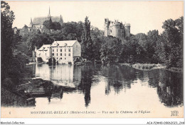 ACAP2-49-0126 - MONTREUIL-BELLAY - Vue Sur Le Chateau Et L'Eglise  - Montreuil Bellay