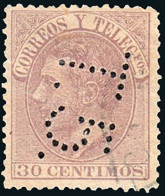 Madrid - Perforado - Edi O 211 - "T.5." (Telégrafos) - Unused Stamps