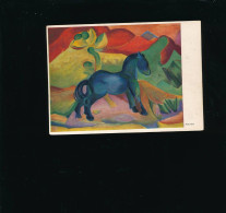 CPSM Art Peinture - Franz MArc Blaues Pferdchen Petit Cheval Bleu - Schilderijen