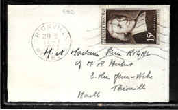 P206 - LETTRE MIGNONETTE DE THIONVILLE DU 17/07/51 - 1921-1960: Moderne