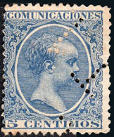 Madrid - Perforado - Edi * 215 - "T.1." (Telégrafos) - Unused Stamps