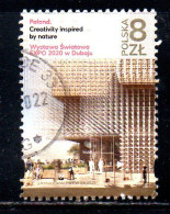 Poland, Used, 2021, EXPO 2020 World Exhibition In Dubai, Architecture - Oblitérés