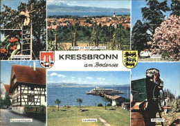 72223409 Kressbronn Bodensee Kurpark Weinbau Saentis Landesteg Fachwerkhaeuser   - Autres & Non Classés