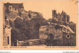 ACAP8-49-0712 - MONTREUIL-BELLAY - Porte De Ville Et Fortifications Du Chateau  - Montreuil Bellay