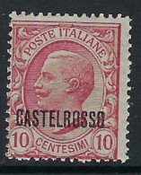 ITALY, 1922, CASTELROSSO C 10, MH* - Castelrosso