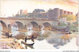 ACAP6-49-0545 - ANGERS - Le Pont De La Basse-Chaine Et Le Chateau  - Angers