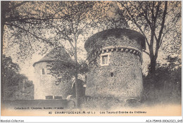 ACAP5-49-0476 - CHAMPTOCEAUX - Les Tours D'Entrée Du Chateau  - Champtoceaux