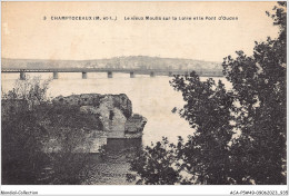 ACAP5-49-0471 - CHAMPTOCEAUX - Le Vieux Moulin Sur La Loire Et  Le Pont D'Oudon - Champtoceaux