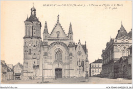 ACAP5-49-0434 - BEAUFORT-EN-VALLEE - L'Entrée De L'Eglise Et Le Musée  - Sonstige & Ohne Zuordnung