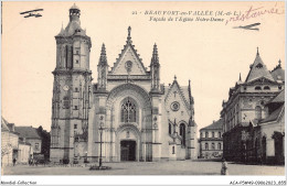 ACAP5-49-0431 - BEAUFORT-EN-VALLEE - Façade De L'Eglise Notre Dame  - Sonstige & Ohne Zuordnung