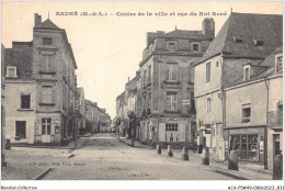 ACAP5-49-0419 - BAUGES - Centre De La Ville Et Rue Du Roi René - Sonstige & Ohne Zuordnung