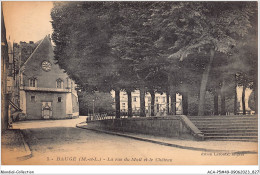 ACAP5-49-0417 - BAUGES - La Rue Du Mail Et Le Chateau  - Sonstige & Ohne Zuordnung