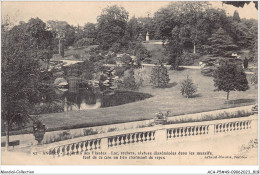 ACAP5-49-0413 - ANGERS - Le Jardin Des Plantes -Lacs,Rocher,statue Disseminées Dans Les Massifs Font De Ce Coin  - Angers