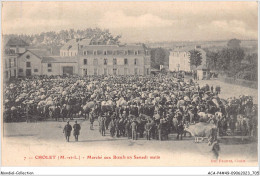 ACAP4-49-0356 - CHOLET - Marche Aux Boeufs Un Samedi Matin - Cholet