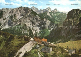 72223370 Ostlerhuette Brentenjoch Koellerspitze Gimpel Rote Flueh Ostlerhuette - Pfronten