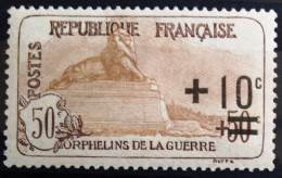 FRANCE                           N° 167                     NEUF*          Cote : 27 € - Unused Stamps