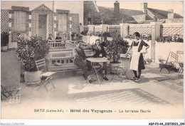 ADPP3-44-0286 - BATZ - Hôtel Des Voyageurs - La Terrasse Fleurie - Batz-sur-Mer (Bourg De B.)