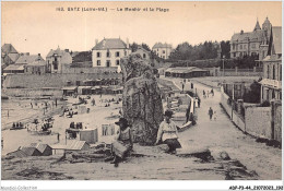 ADPP3-44-0285 - BATZ - Le Menhir Et La Plage - Batz-sur-Mer (Bourg De B.)