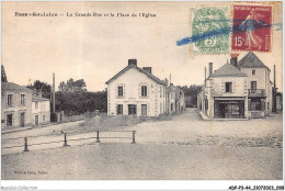 ADPP3-44-0238 - BASSE-GOULAINE - La Grande Rue Et La Place De L'église - Sonstige & Ohne Zuordnung
