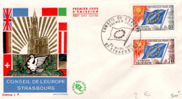 FDC 1969 CONSEIL DE L'EUROPE - 1960-1969