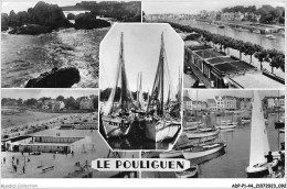 ADPP1-44-0047 - LE POULIGUEN - Penchâteau - La Promenade - Bateaux De Pêche - La Plaque - Le Port - Le Pouliguen
