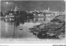 ADPP10-44-0981 - PORNIC - Vue Générale De L'entrée Du Port Au Clair De Lune - Pornic