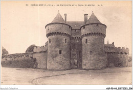 ADPP9-44-0766 - GUERANDE - Porte Saint-michel Et Les Remparts - Guérande