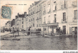 ADPP8-44-0674 - DOULON - Les Innondations De Février 1904 - Le Gué-robert - Nantes