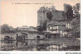ADPP7-44-0616 - CLISSON - Le Château Et Le Pont De Ville - Clisson