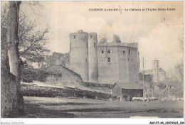 ADPP7-44-0615 - CLISSON - Le Château Et L'église Notre-dame - Clisson