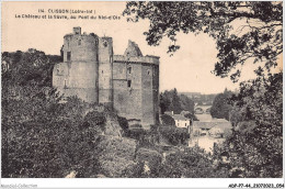 ADPP7-44-0590 - CLISSON -  Le Château Et La Sèvre Au Pont Du Nid-d'oie - Clisson