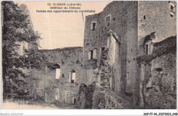 ADPP7-44-0587 - CLISSON - Intérieur Du Château - Ruines Des Appartements Du Connétable - Clisson