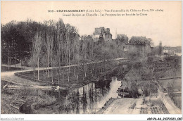 ADPP6-44-0514 - CHATEAUBRIANT - Vue D'ensemble Du Château Fort - Grand Donjon Et Chapelle  - Châteaubriant
