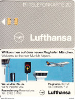 GERMANY - Lufthansa/Munich Airport(O 144 A), Tirage 15000, 07/92, Mint - O-Serie : Serie Clienti Esclusi Dal Servizio Delle Collezioni