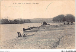 AEXP3-47-0226 - AGEN - La Garonne - Les Quais  - Agen