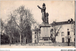 AEXP3-47-0217 - AGEN - Statue De Jasmin Et Cours De Belgique  - Agen