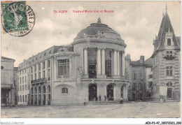 AEXP3-47-0219 - AGEN - Théâtre Municipal Et Musée  - Agen