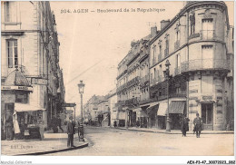 AEXP3-47-0214 - AGEN - Boulevard De La République  - Agen