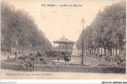 AEXP3-47-0206 - AGEN - Jardins Du Gravier  - Agen