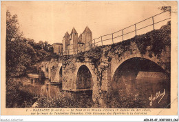 AEXP2-47-0121 - BARBASTE - Le Pont Et Le Moulin D'henry IV Datant Du XII Siècle  - Nerac