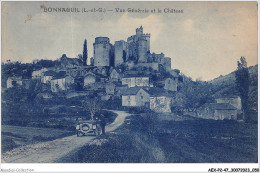 AEXP2-47-0115 - BONNAGUIL - Vue Générale Et Le Château  - Fumel