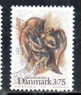 DANEMARK DANMARK DENMARK DANIMARCA 1992 PUBLICATION OF NEW DANISH BIBLE 3.75k USED USATO OBLITERE' - Used Stamps