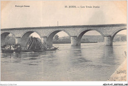 AEXP1-47-0075 - AGEN - Les Trois Ponts  - Agen