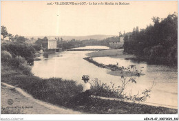 AEXP1-47-0052 - VILLENEUVE-SUR-LOT - Le Lot Et Le Moulin De Madame  - Villeneuve Sur Lot
